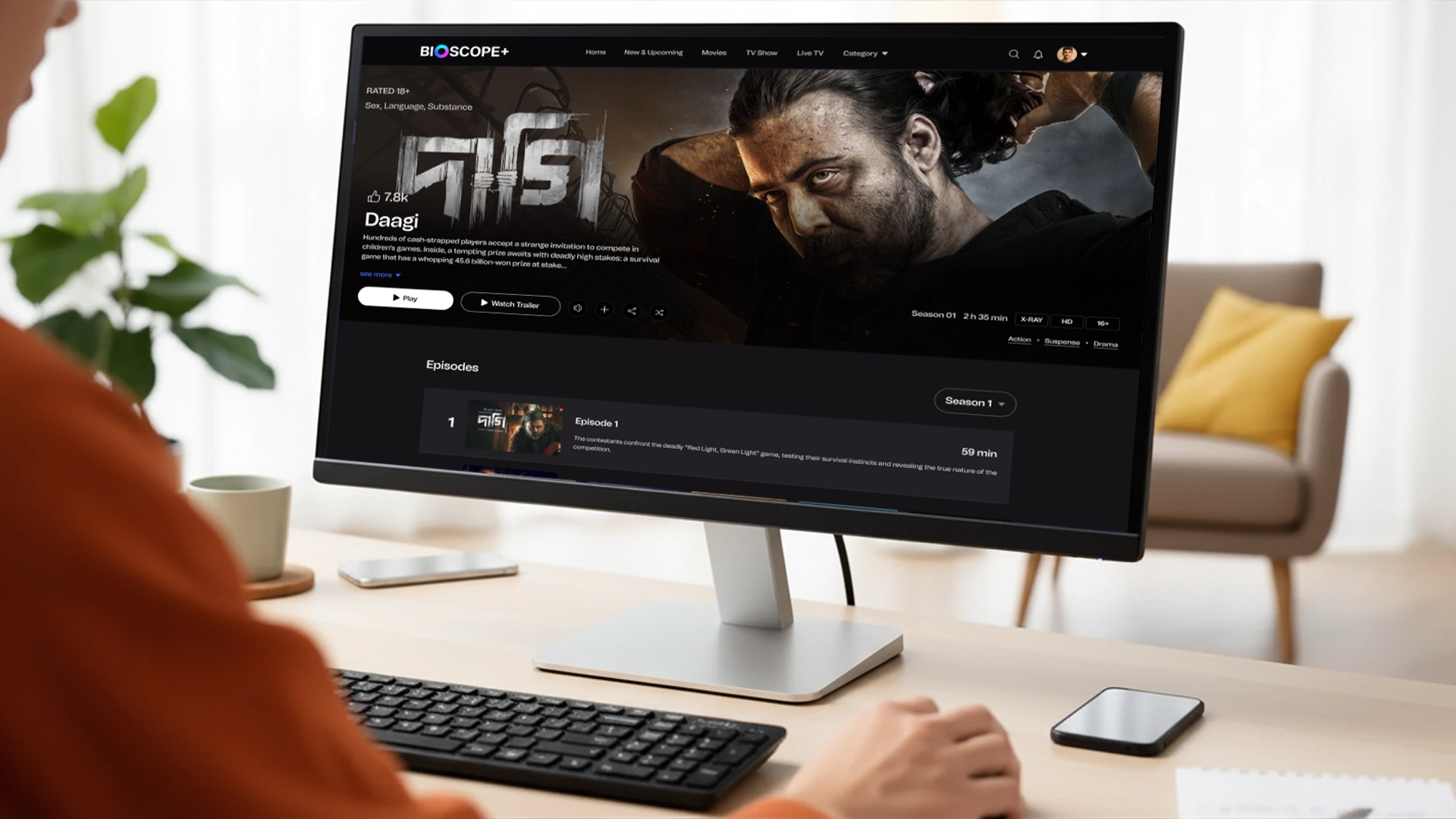 OTT Platform (Bioscope+) by Grameenphone
